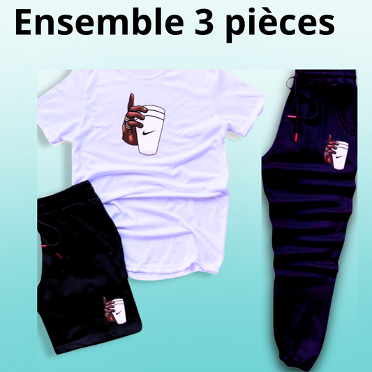 Ensemble 3 pièces   100% coton qualité et prix